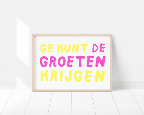 Ge kunt de groeten krijgen